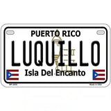 Luquillo Puerto Rico Novelt Metal Novelty License Plate 7" x 4" (MP)