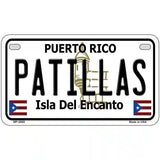 Patillas Puerto Rico Metal Novelty License Plate 7" x 4" (MP)