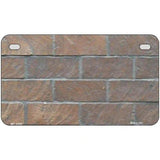 Brick Wall Metal Novelty License Plate 7" x 4" (MP)