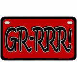 GR-RRR Metal Novelty License Plate 7" x 4" (MP)