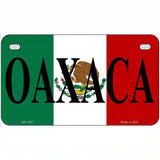 Oaxaca on Mexico Flag Metal Novelty License Plate 7" x 4" (MP)