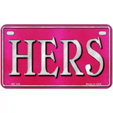 HERS Metal Novelty License Plate 7" x 4" (MP)