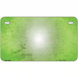 Lt Green White Fade Scratched License Plate Metal Novelty 7" x 4" (MP)