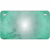 Mint White Fade Scratched License Plate Metal Novelty 7" x 4" (MP)