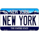 New York State Novelty Metal License Plate 7" x 4" (MP)