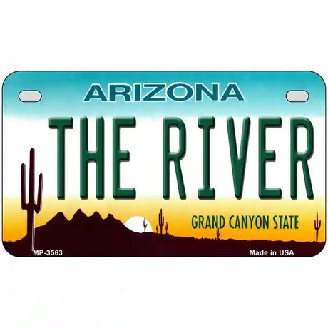 The River Arizona Novelty Metal License Plate 7" x 4" (MP)
