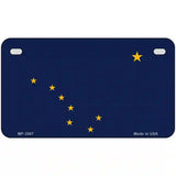 Alaska State Flag Metal Novelty License Plate 7" x 4" (MP)