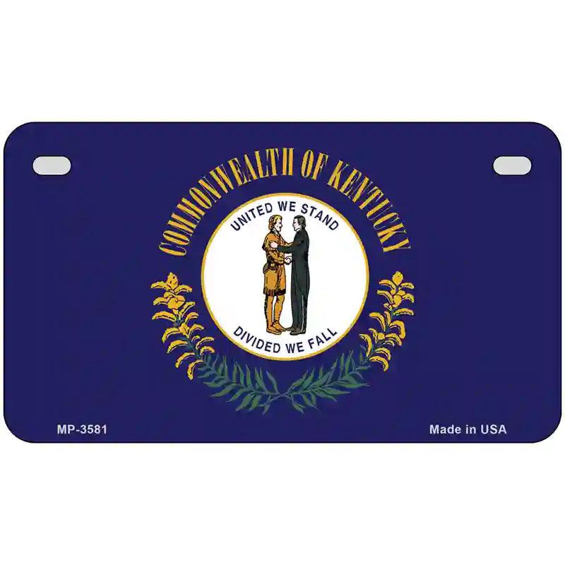 Kentucky State Flag Metal Novelty License Plate 7" x 4" (MP)