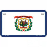 West Virginia State Flag Metal Novelty License Plate 7" x 4" (MP)
