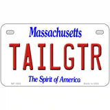 Tailgtr Massachusetts Novelty Metal License Plate 7" x 4" (MP)