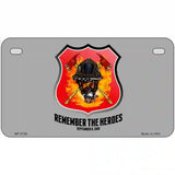 Remember The Heroes Metal Novelty License Plate 7" x 4" (MP)