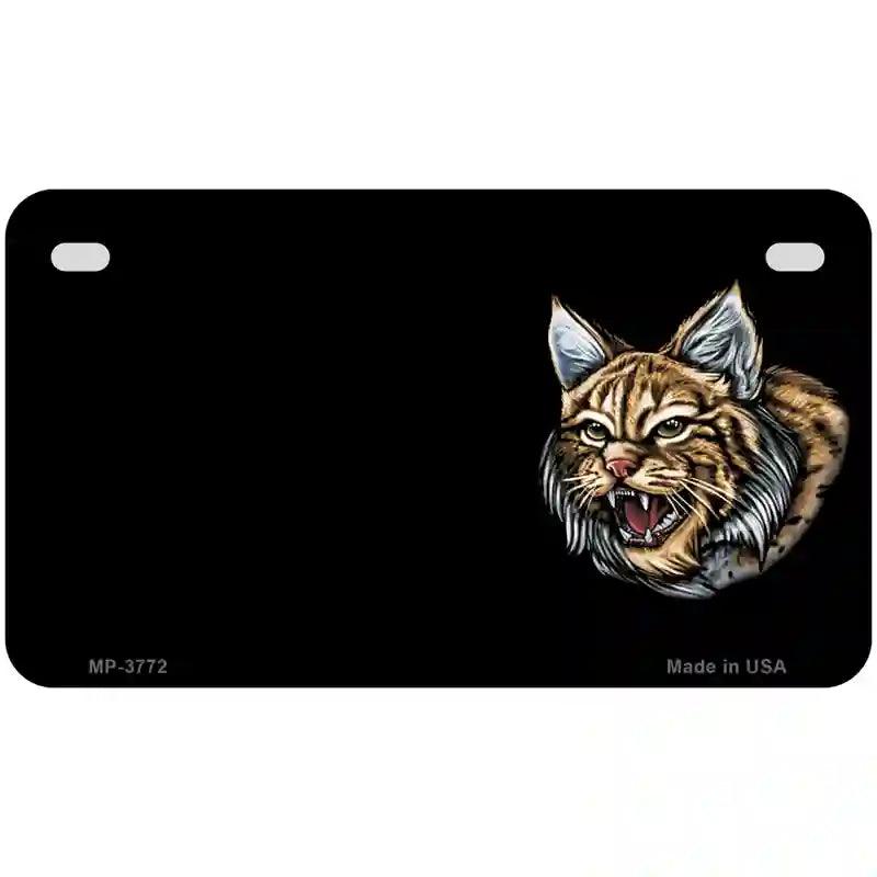 Bobcat Offset Metal Novelty License Plate 7" x 4" (MP)
