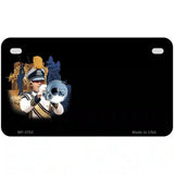 Marching Band Offset Metal Novelty License Plate 7" x 4" (MP)