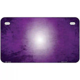 Purple White Fade Scratched License Plate Metal Novelty 7" x 4" (MP)
