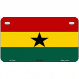 Ghana Flag Metal Novelty License Plate 7" x 4" (MP)