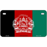 Afghanistan Flag Metal Novelty License Plate 7" x 4" (MP)