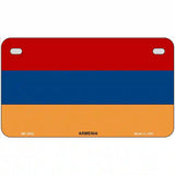 Armenia Flag Metal Novelty License Plate 7" x 4" (MP)