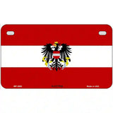 Austria Flag Metal Novelty License Plate 7" x 4" (MP)