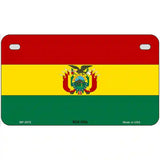 Bolivia Flag Metal Novelty License Plate 7" x 4" (MP)
