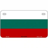 Bulgaria Flag Metal Novelty License Plate 7" x 4" (MP)