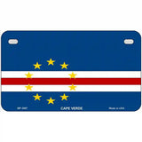 Cape Verde Flag Metal Novelty License Plate 7" x 4" (MP)