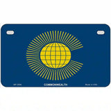Commonwealth Flag Metal Novelty License Plate 7" x 4" (MP)