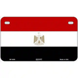 Egypt Flag Metal Novelty License Plate 7" x 4" (MP)
