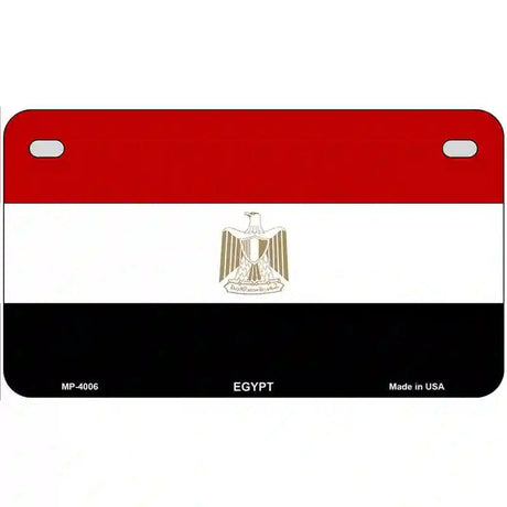 Egypt Flag Metal Novelty License Plate 7" x 4" (MP)