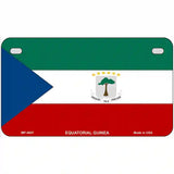Equatorial Guinea Flag Metal Novelty License Plate 7" x 4" (MP)