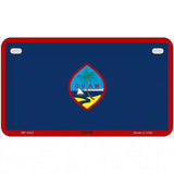 Guam Flag Novelty Metal License Plate Tag 7" x 4" (MP)