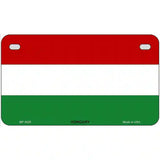 Hungary Flag Metal Novelty License Plate 7" x 4" (MP)