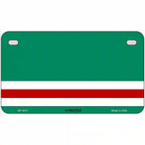 Ichkeria Flags Metal Novelty License Plate 7" x 4" (MP)