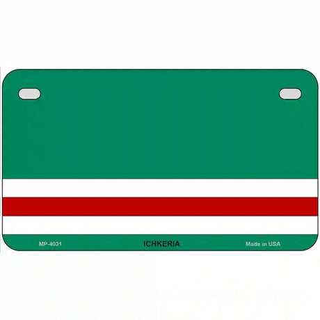 Ichkeria Flags Metal Novelty License Plate 7" x 4" (MP)