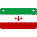 Iran Flag Metal Novelty License Plate 7" x 4" (MP)