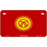 Kyrgyzsyan Flag Metal Novelty License Plate 7" x 4" (MP)
