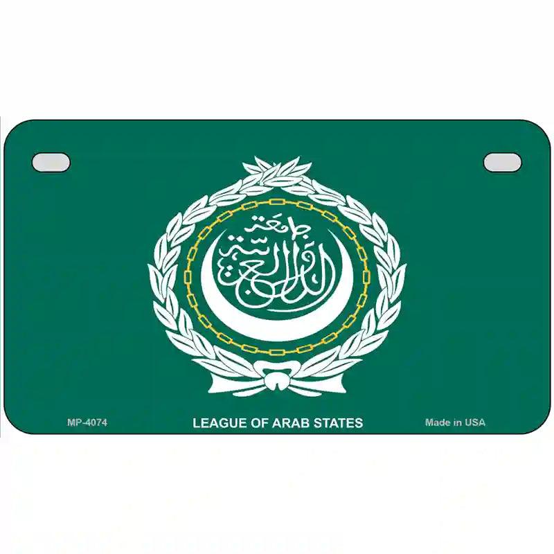 League Of Arab States Flag Metal Novelty License Plate 7" x 4" (MP)