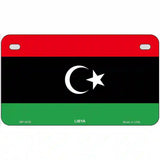 Libya Flag Metal Novelty License Plate 7" x 4" (MP)