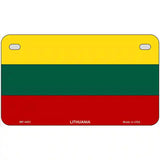 Lithuania Flag Metal Novelty License Plate 7" x 4" (MP)
