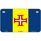 Madeira Flag Metal Novelty License Plate 7" x 4" (MP)