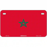Morocco Flag Metal Novelty License Plate 7" x 4" (MP)