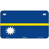 Nauru Flag Metal Novelty License Plate 7" x 4" (MP)