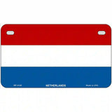 Netherlands Flag Metal Novelty License Plate 7" x 4" (MP)