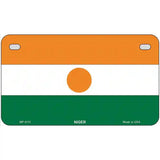 Niger Flag Metal Novelty License Plate 7" x 4" (MP)