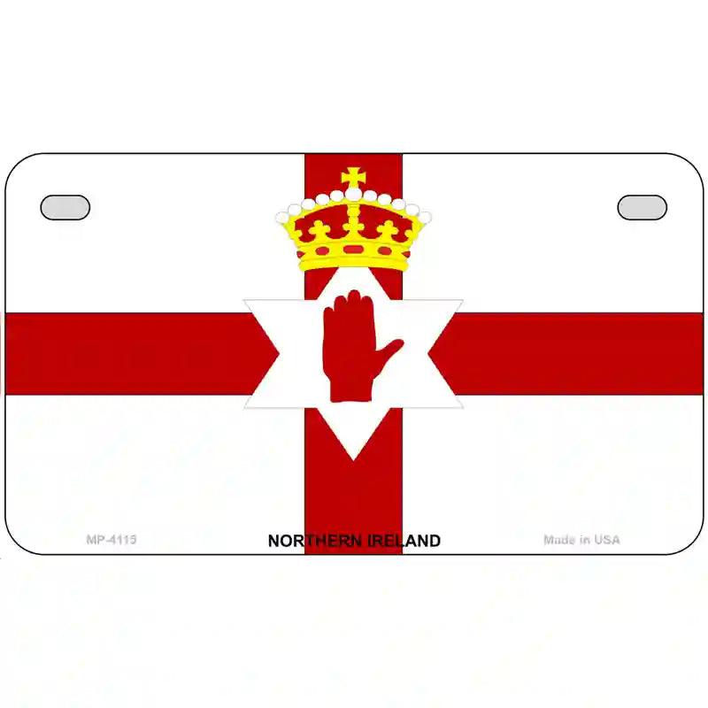 Northern Ireland Flag Metal Novelty License Plate 7" x 4" (MP)