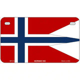 Norway-NS Flag Metal Novelty License Plate 7" x 4" (MP)