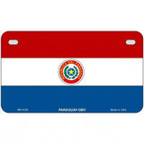 Paraguay-OBV Flag Metal Novelty License Plate 7" x 4" (MP)