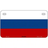 Russia Flag Metal Novelty License Plate 7" x 4" (MP)