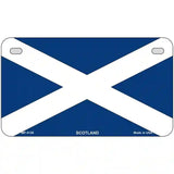 Scotland Flag Metal Novelty License Plate 7" x 4" (MP)