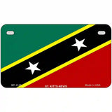 St Kitts-Nevis Flag Metal Novelty License Plate 7" x 4" (MP)