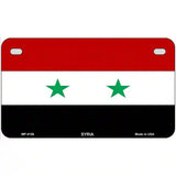 Syria Flag Metal Novelty License Plate 7" x 4" (MP)